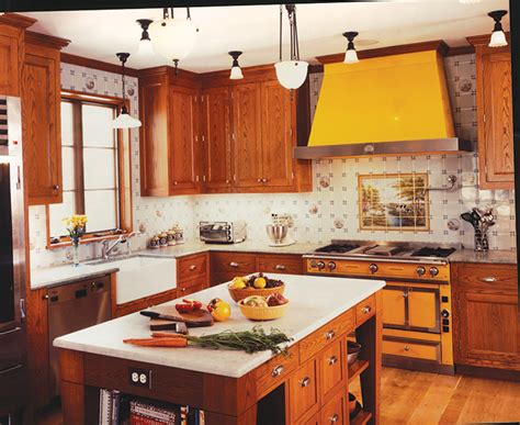 tudor revival kitchen interior